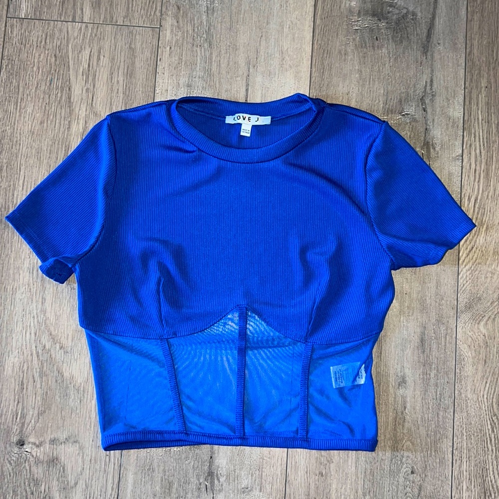 Blue sexy top here bottom